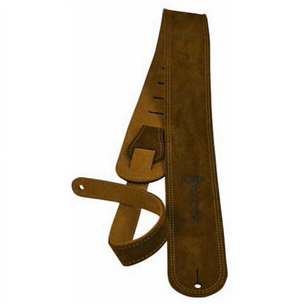 Martin Distressed Ball Glove Leather Guitar Strap, Brown
