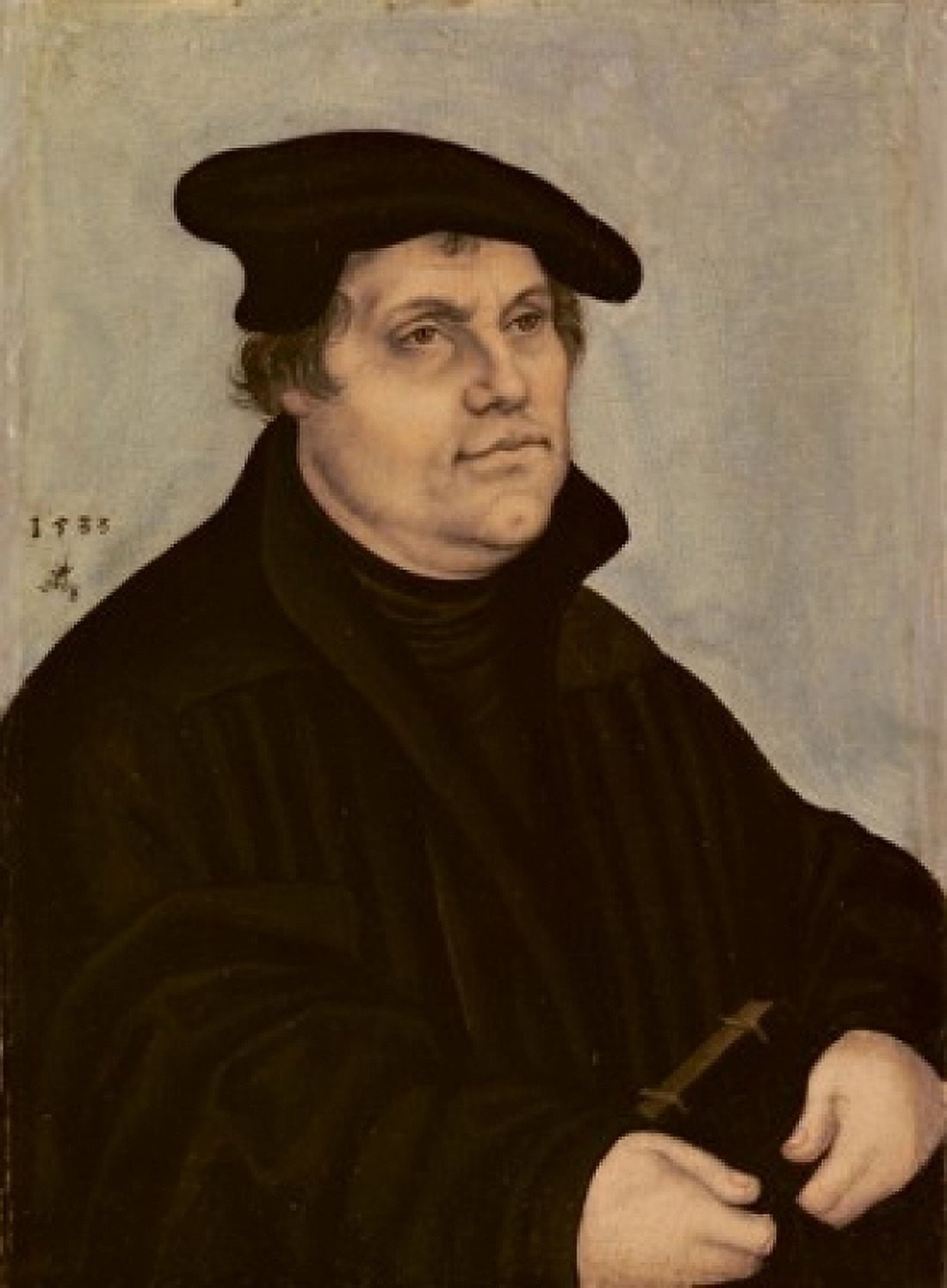 Martin Luther 1533 Lucas Cranach the Elder (1472-1553German) Oil on Canvas Canvas Art - Lucas Cranach (24 x 36)