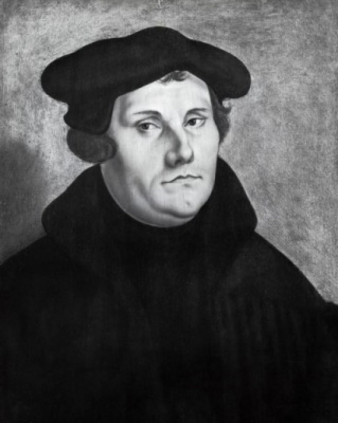 Martin Luther Georg Pencz (1500-1550 German) after Lucas Cranach the Elder Canvas Art - Lucas Cranach (24 x 36)
