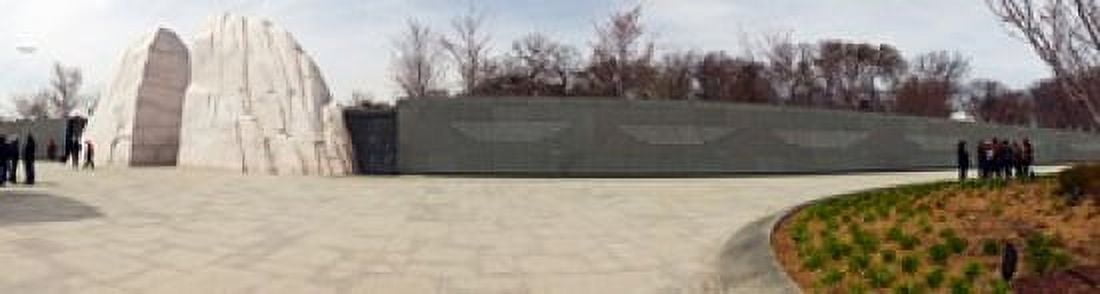 Martin Luther King Jr Memorial at West Potomac Park The Mall Washington DC USA Canvas Art - Panoramic Images (21 x 6)