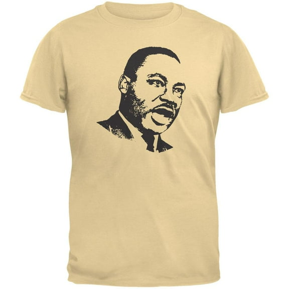 Martin Luther King Jr. Mens Organic T Shirt Yellow Haze SM