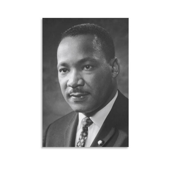 Martin Luther King Jr. Poster (2) Gifts Canvas Painting Poster Wall Art Decorative Picture Prints Modern Decor 12x18inch(30x45cm)