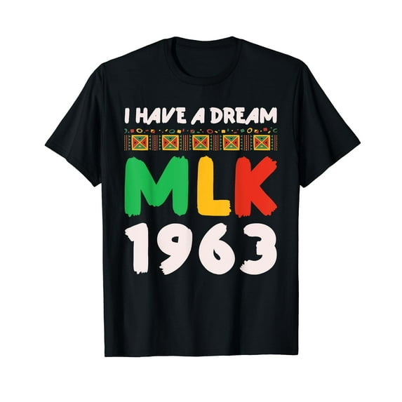 Martin Luther King jr MLK Day Black History T-Shirt Men Women Vintage T-Shirt