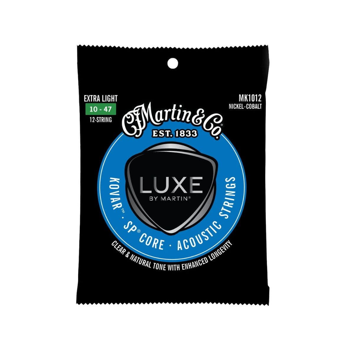 Martin Luxe by Martin Kovar Extra Light 12-String Acoustic Guitar Strings
