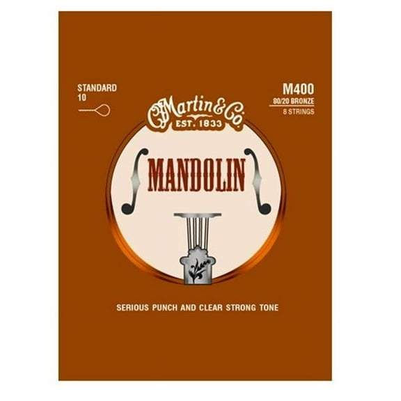 Martin M400 Mandolin Strings 80-20 Bronce - Standard