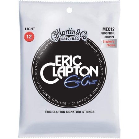 Martin MEC12 Eric Clapton Acoustic Guitar Strings. 92/8 Bronze 12-54
