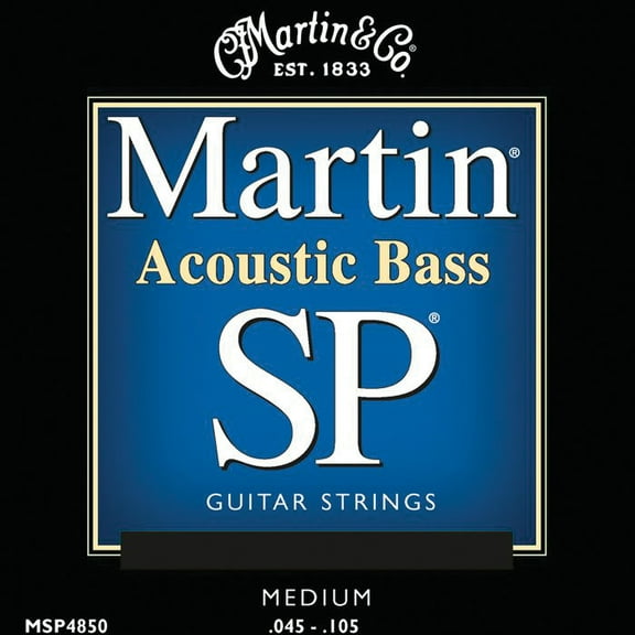 Martin MSP4850 SP Phosphor Bronze Acoustic Bass Strings, Medium