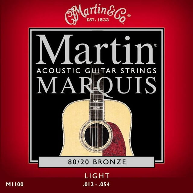 Martin Marquis 80/20 Bronze Light Gauge Acoustic Strings