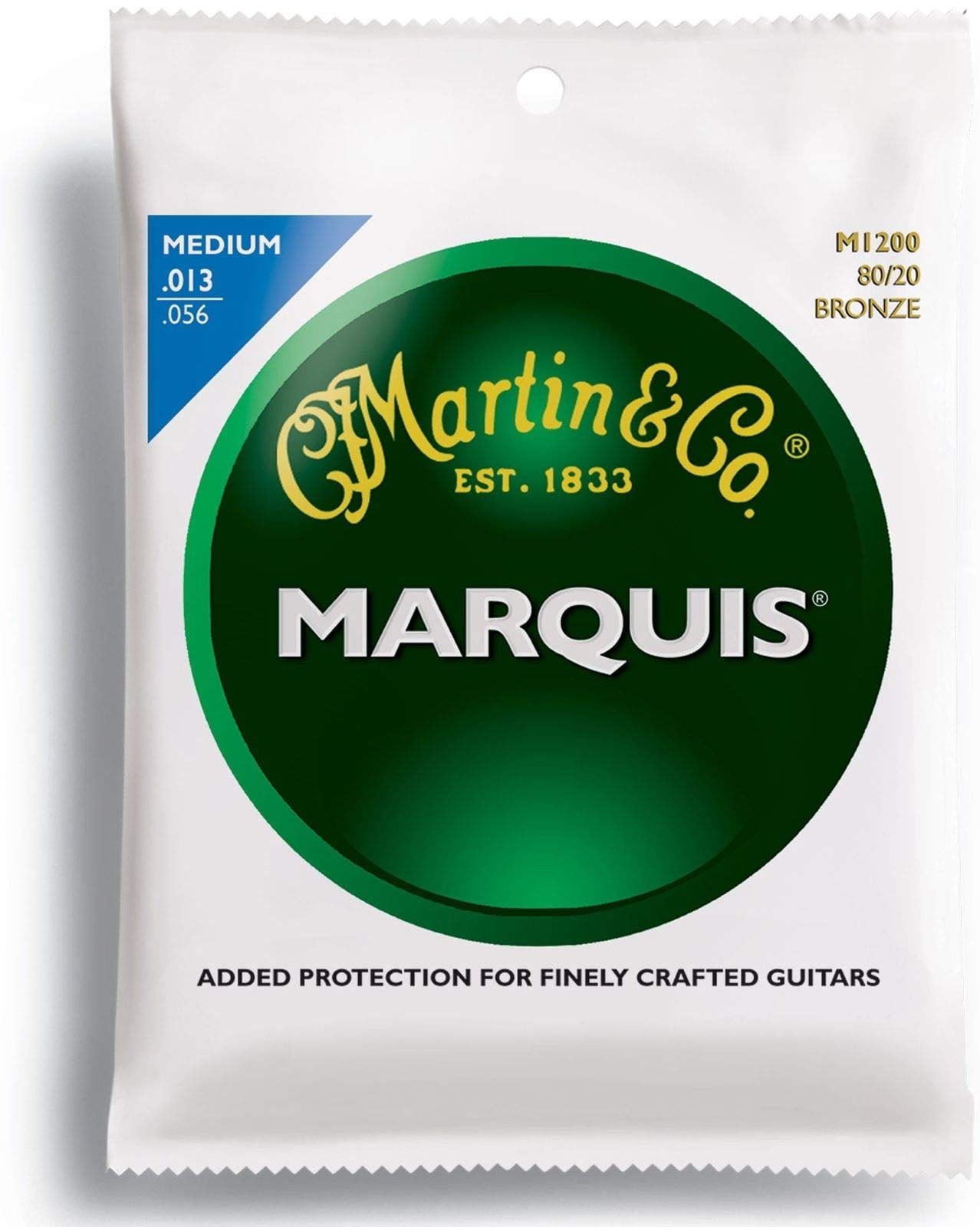 Martin Marquis 80/20 Bronze Medium Gauge Acoustic Strings