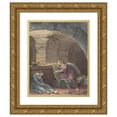 thumbnail image 1 of Martin Marvie 12x14 Gold Ornate Wood Frame and Double Matted Museum Art Print Titled - La Matrone D’Ephese (The Matron of Ephese) (1759), 1 of 4