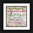 thumbnail image 1 of Martin, Monica 15x15 Black Ornate Wood Framed with Double Matting Museum Art Print Titled - Home, 1 of 4