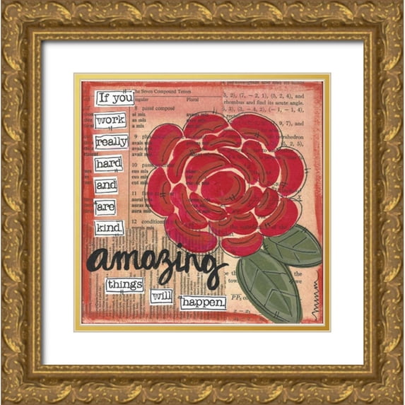 Martin, Monica 15x15 Gold Ornate Wood Framed with Double Matting Museum Art Print Titled - Amazing