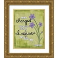 thumbnail image 1 of Martin, Monica 15x18 Gold Ornate Wood Framed with Double Matting Museum Art Print Titled - I Can Be Changed, 1 of 4