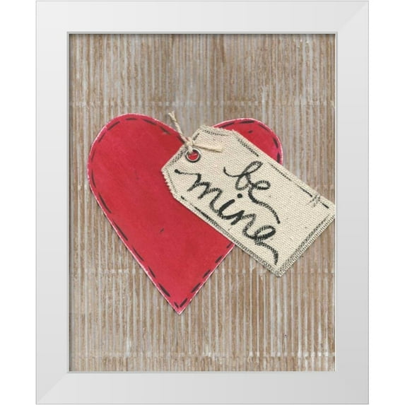 Martin, Monica 20x24 White Modern Wood Framed Museum Art Print Titled - Be Mine