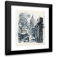 thumbnail image 1 of Martin Monnickendam 20x24 Black Modern Framed Museum Art Print Titled - Street with a View of the St. Nicolaaskerk in Monnickendam (1938), 1 of 5