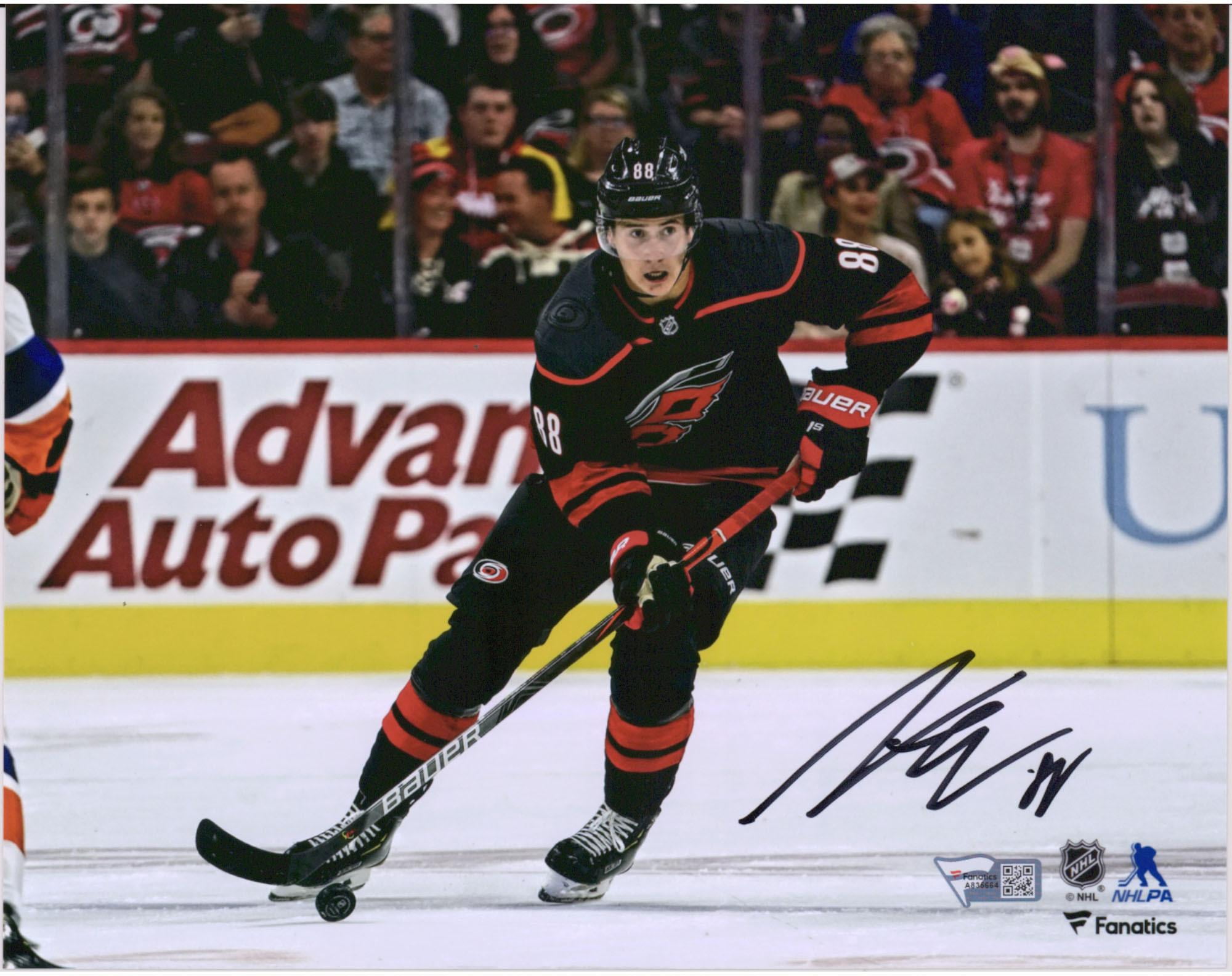Martin Necas Carolina Hurricanes Autographed 8 x 10 Black Jersey Skating Photograph Fanatics Authentic Certified Walmart