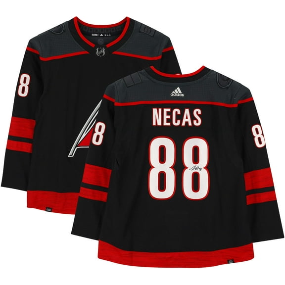 Martin Necas Carolina Hurricanes Autographed Black Adidas Authentic Jersey - Fanatics Authentic Certified