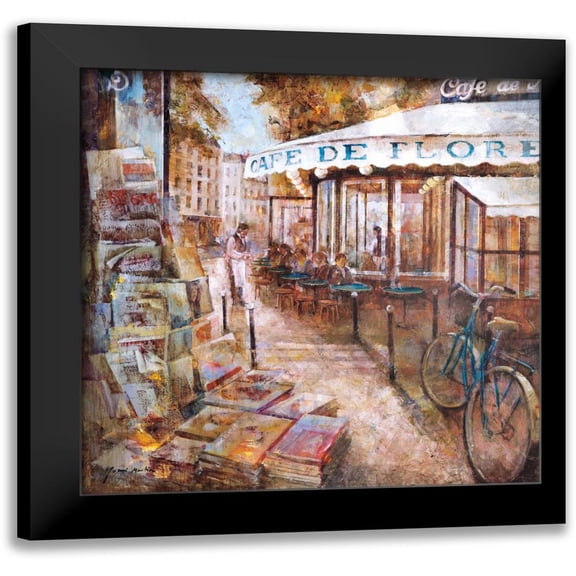 Martin, Noemi 12x12 Black Modern Framed Museum Art Print Titled - St.Germain Paris