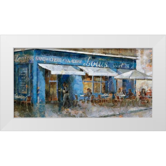 Martin, Noemi 14x9 White Modern Wood Framed Museum Art Print Titled - Louis