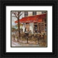 thumbnail image 1 of Martin, Noemi 26x26 Black Ornate Wood Framed with Double Matting Museum Art Print Titled - Cafe Saint-Louis, 1 of 4