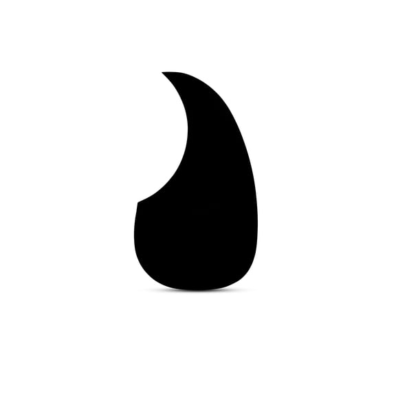 Martin Replacement Pickguard, Oversize Self-Adhesive Black