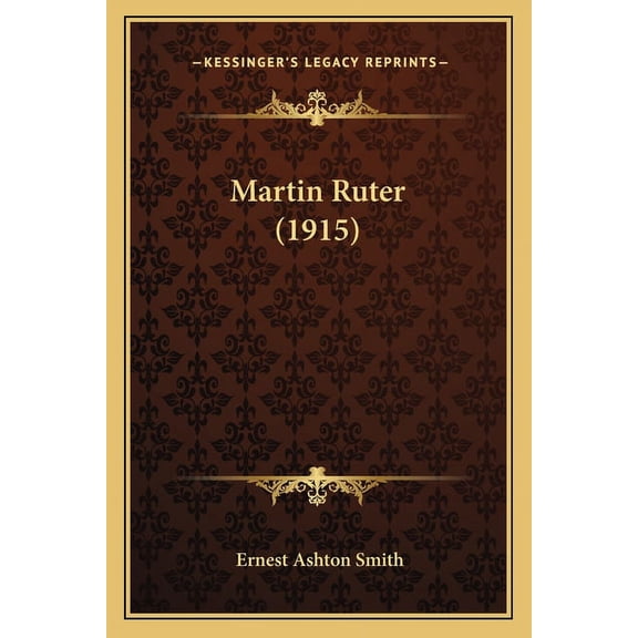 Martin Ruter (1915) (Paperback)