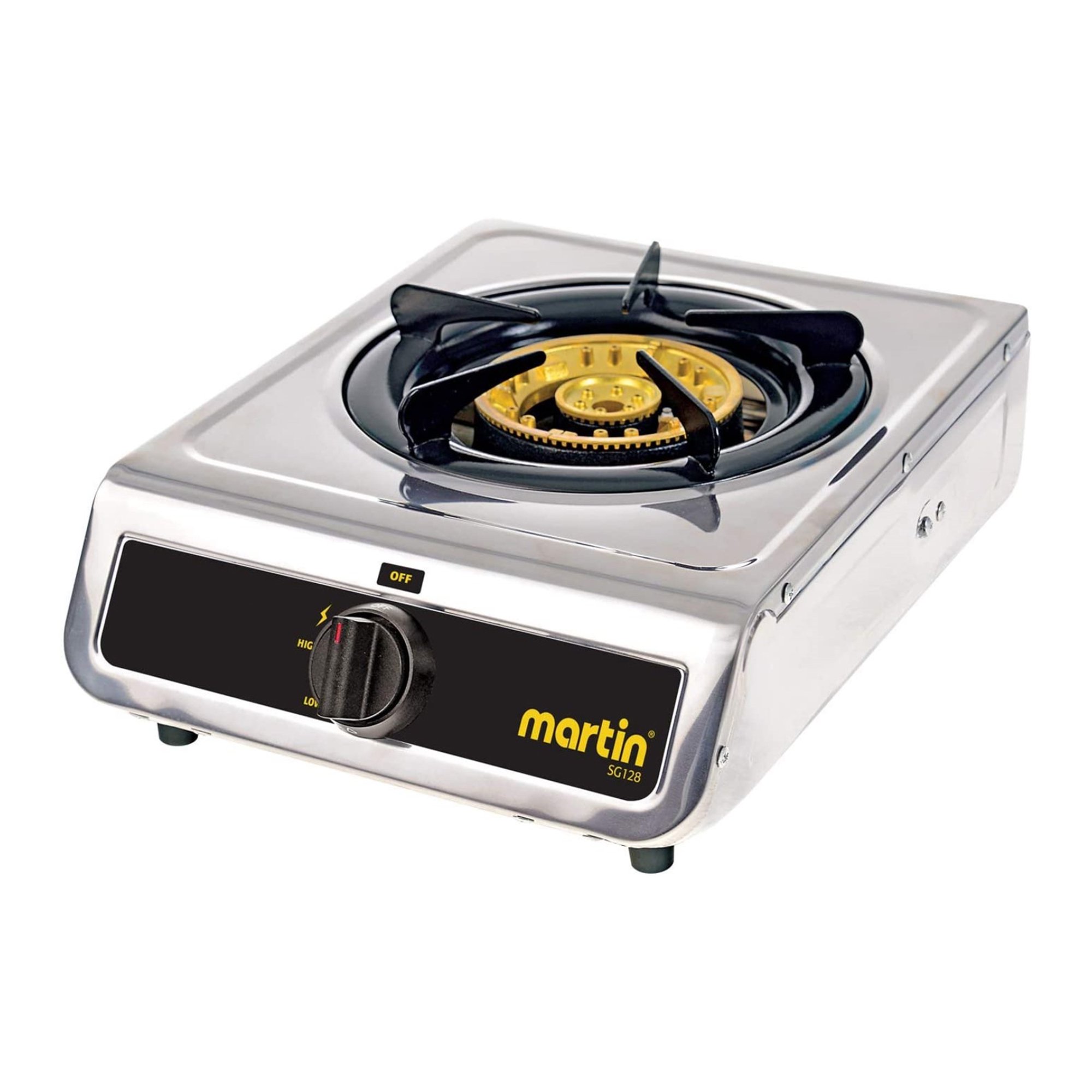 Martin SG128 Propane Gas Stove - 12800 BTU Single Burner Portable Stove for  Camping, RV and Outdoors - Walmart.com