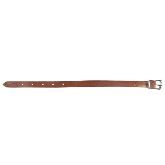 Martin Saddlery 1inx36in Skirting Leather Breast Collar Chestnut 1X36