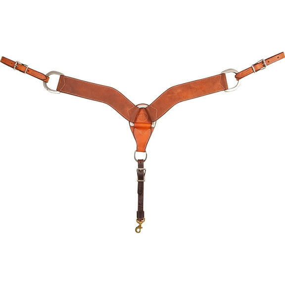 Martin Saddlery 2-3/4in Chestnut Roughout Breast Collar