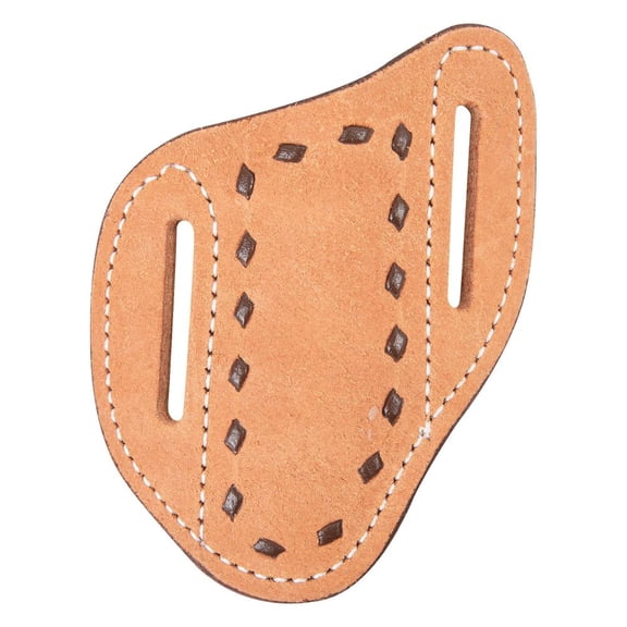 Martin Saddlery Buckstitch Roughout Leather Angled Large