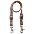 thumbnail image 1 of Martin Saddlery Leather Breast Collar Wither Strap Chocolate, 1 of 3
