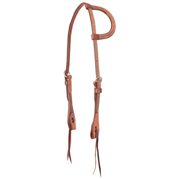 Martin Saddlery Roughout Natural Slip Ear Headstall