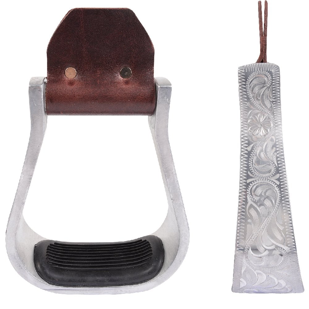 Martin Saddlery Engraved Stirrups - Thumbnail 2