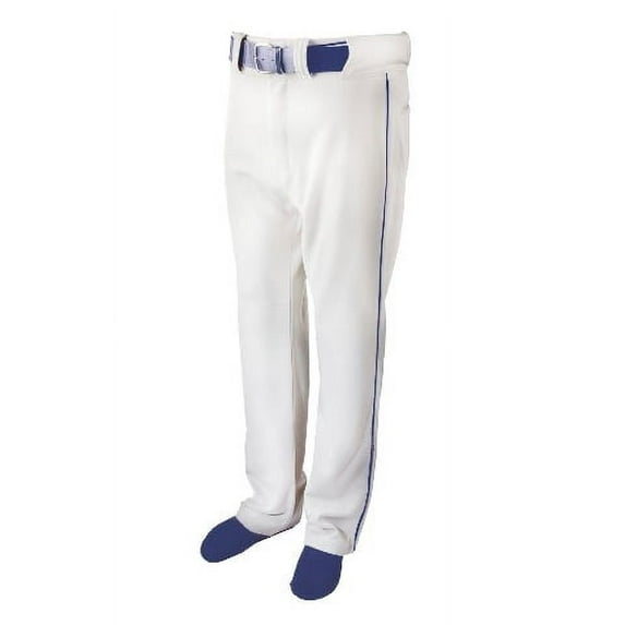 Martin Sports Adult Men's Full Length, Belt Loop Baseball Pants with Piping