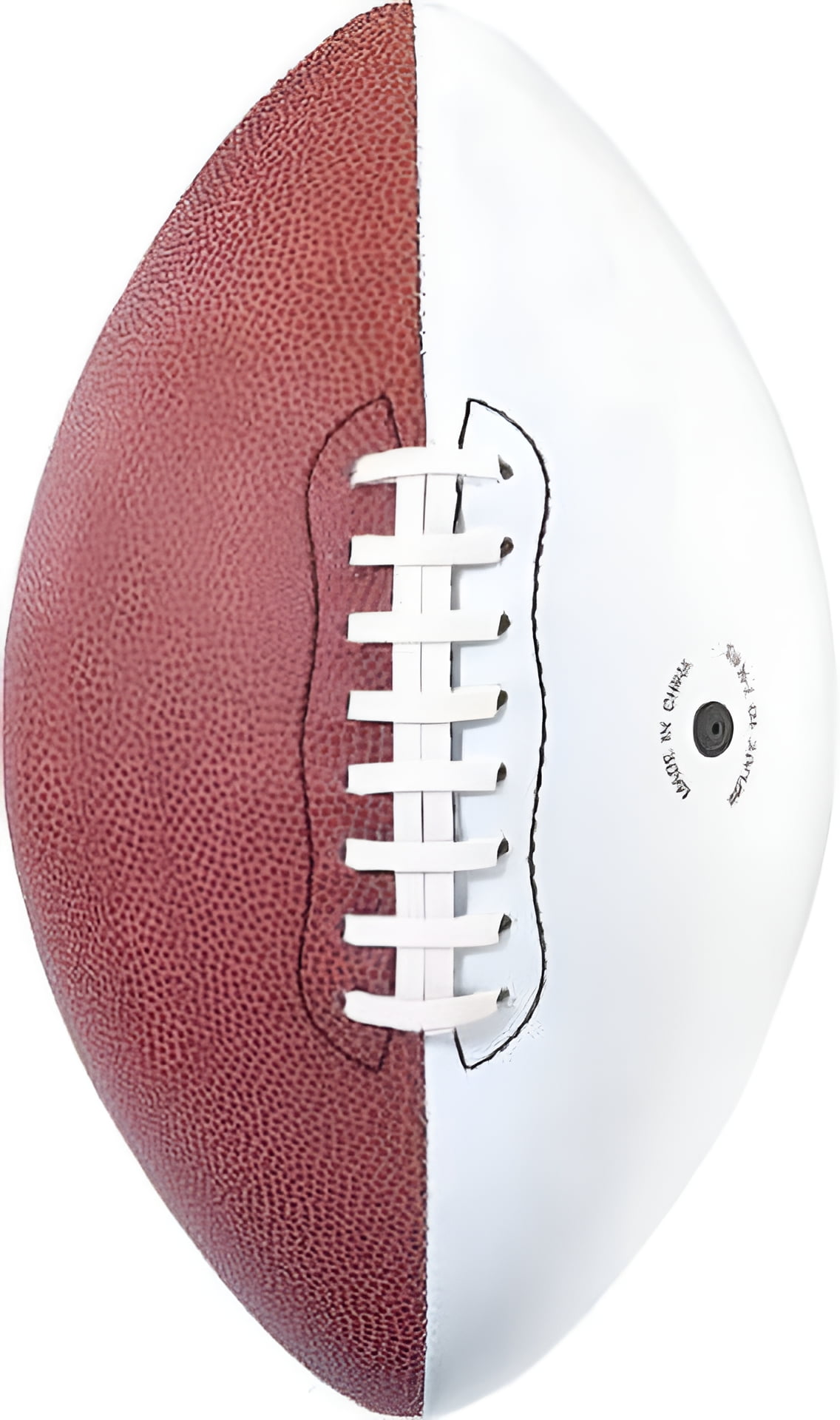 Martin Sports Autograph Composite Football with 3 White Panels, Official Size