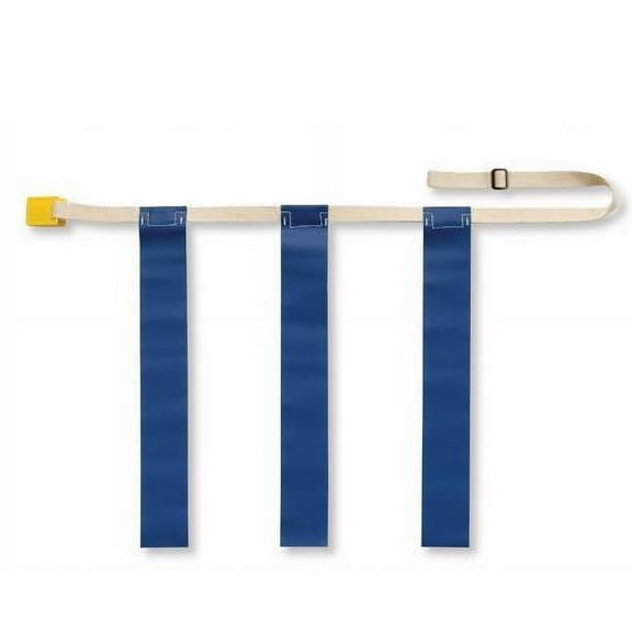 Martin Sports DOZEN (12) Adjustable Flag Football Belts, Quick Release, 3 Flags