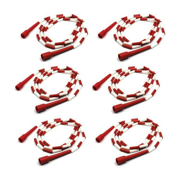 Martin Sports Segmented Plastic Jump Rope, 8', Pack of 6