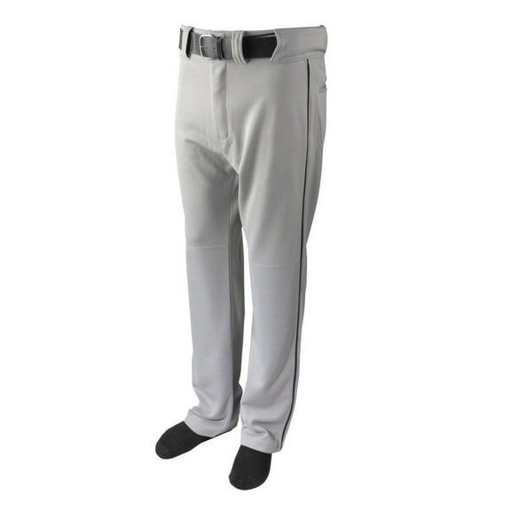 Martin Sports YOUTH Baseball Pants, GREY with Piping