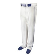 Martin Sports YOUTH Baseball Pants, WHITE with Piping