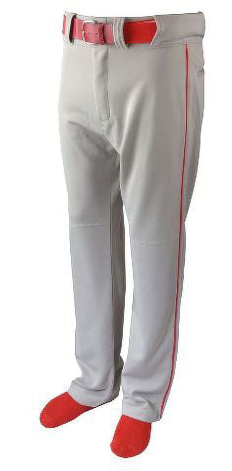 NWT Nike Gray With Red Piping Dri-fit Baseball Uniform Pants Size XL (18/20)