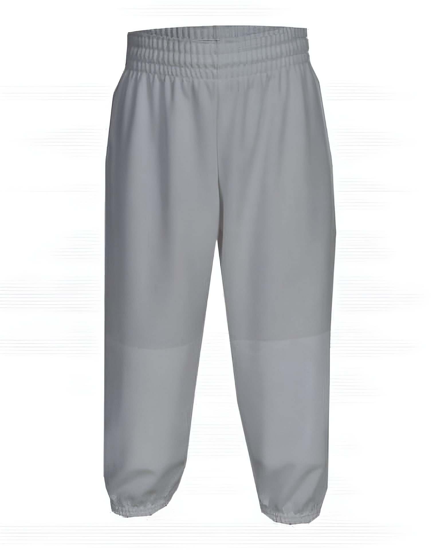Martin Sports Youth Baseball Pants, Elastic Waist, Little League, Grey