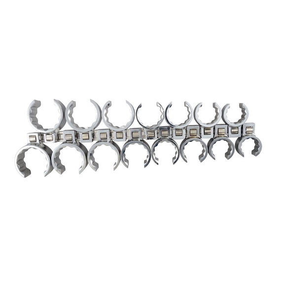 Martin Sprocket & Gear SC10KM 1/2 Drive 11-Piece Meter Crowfoot Wrenches