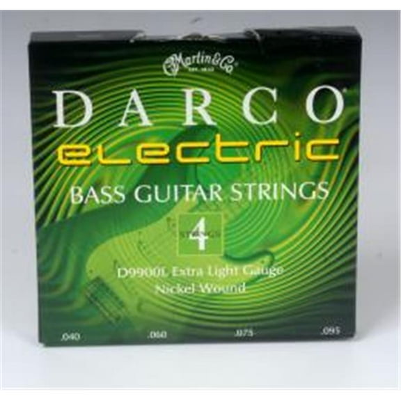 Martin Strings Nickel Plated Bass Guitar Strings, Extra Light