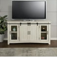 thumbnail image 1 of Martin Svensson Home Rustic Solid Wood Aspen TV Stand, Antique White, 1 of 9