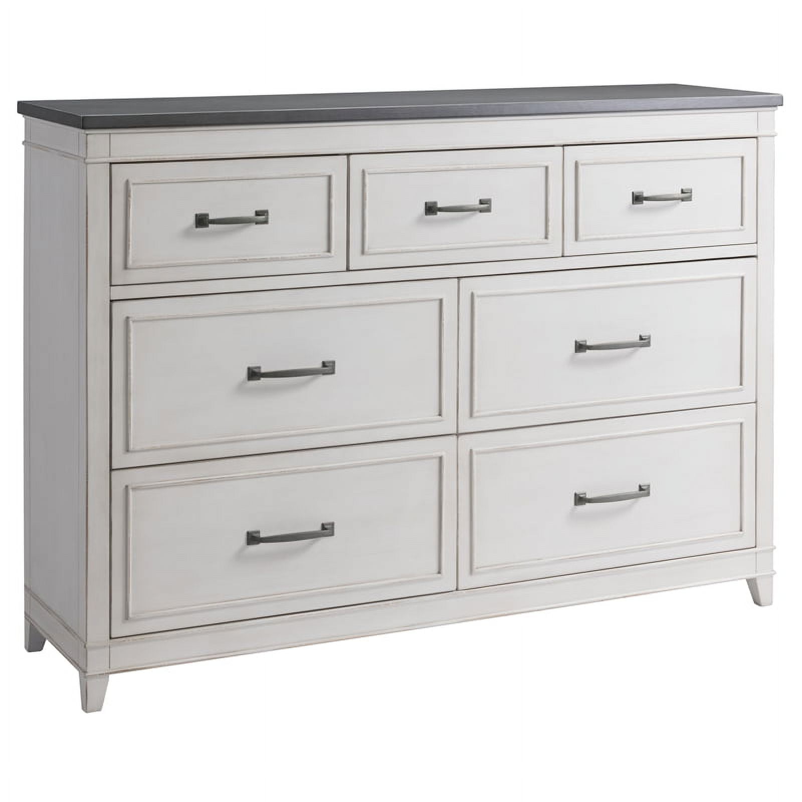 Grey dresser white drawers online