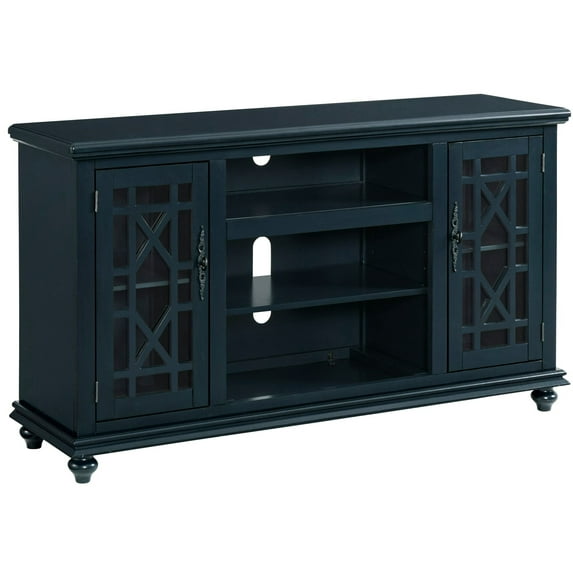 Martin Svensson Home Elegant 2 Door TV Stand for TVs up to 65", Catalina Blue