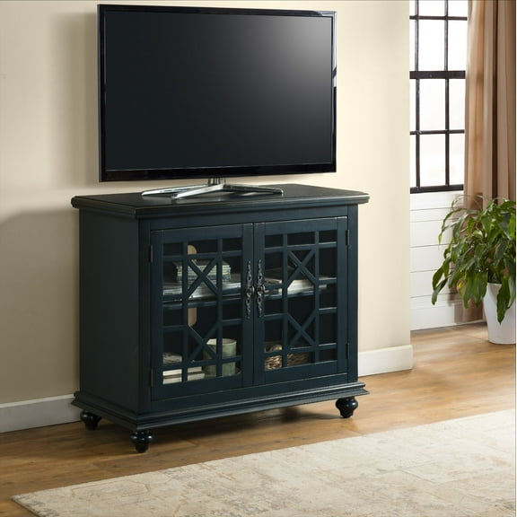 Martin Svensson Home Elegant Small Spaces TV Stand, Blue