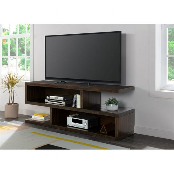 Martin Svensson Home Lexington 70" Solid Wood TV Stand Dark Mocha Brown