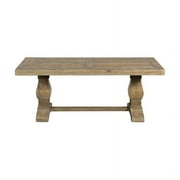 Martin Svensson Home Napa Pedestal Coffee Table, Reclaimed Natural