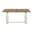thumbnail image 1 of Martin Svensson Home Napa Pedestal Flip Top Sofa Table, White Stain and Reclaimed Natural, 1 of 11